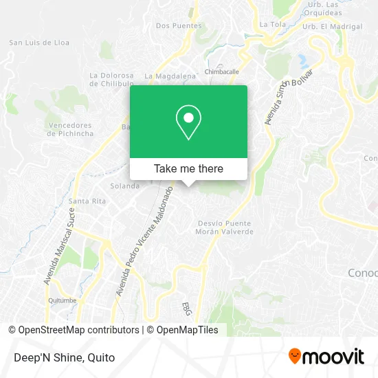 Deep'N Shine map