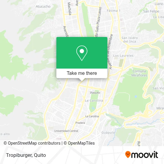 Tropiburger map