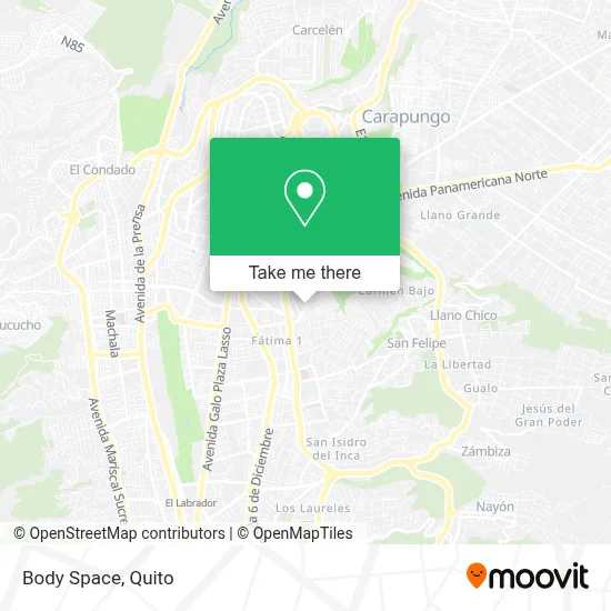 Body Space map