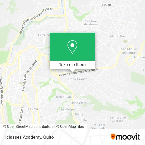 Iclasses Academy map