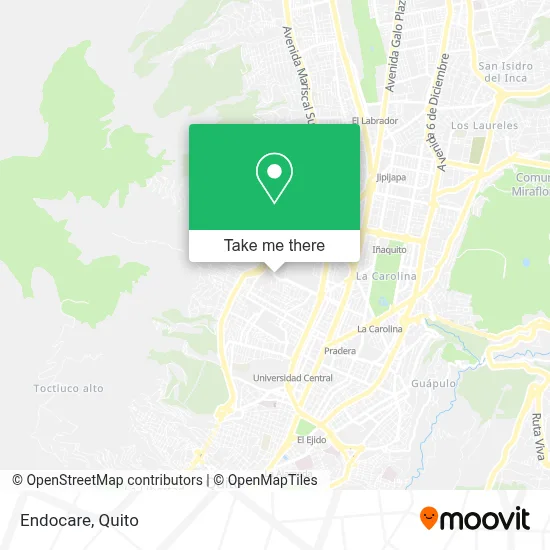 Endocare map