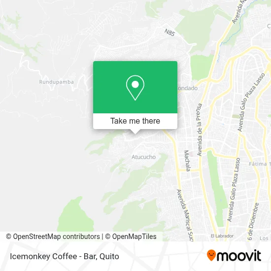Icemonkey Coffee - Bar map