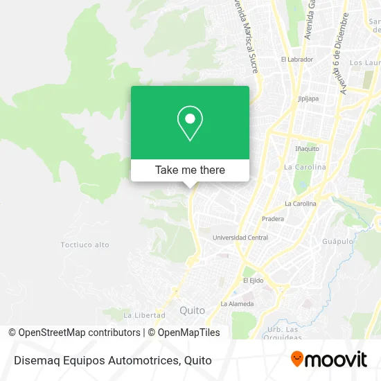 Disemaq Equipos Automotrices map