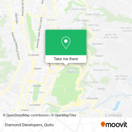 Diamond Developers map