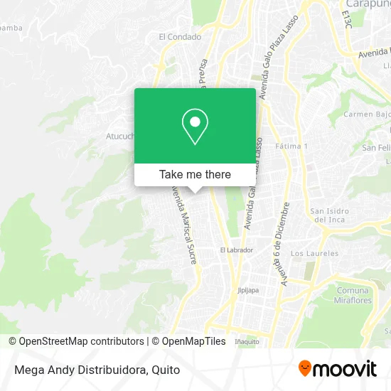 Mega Andy Distribuidora map