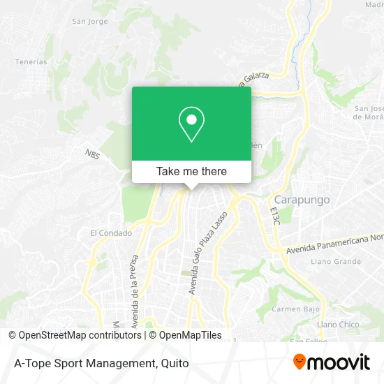 A-Tope Sport Management map