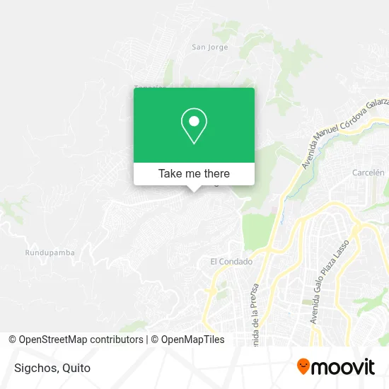 Sigchos map