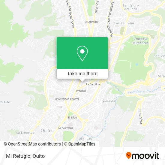 Mi Refugio map