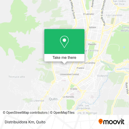 Distribuidora Km map
