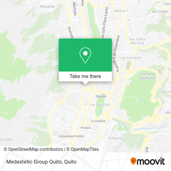 Medextetic Group Quito map