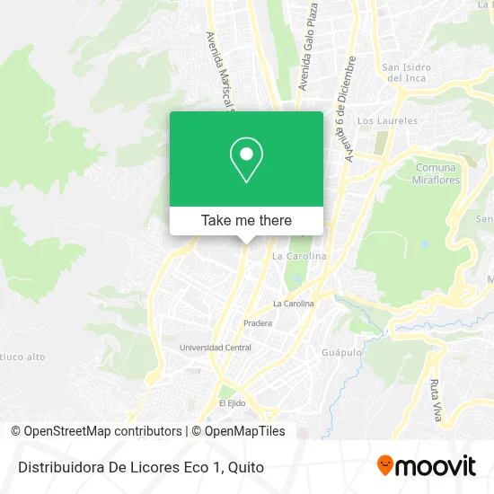 Distribuidora De Licores Eco 1 map