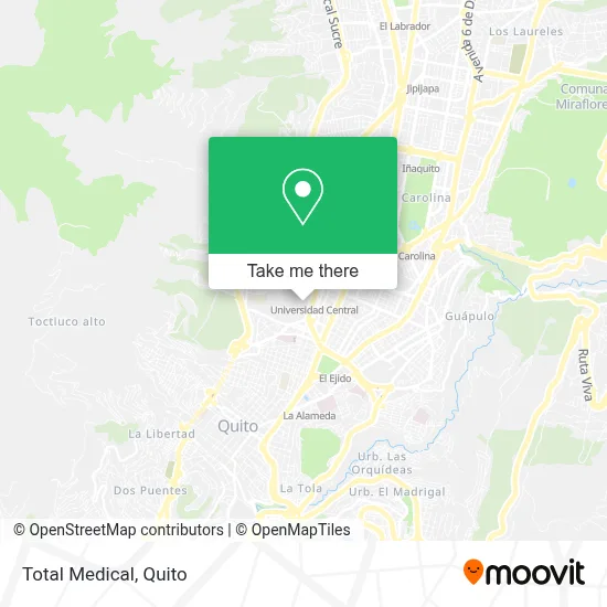 Total Medical map