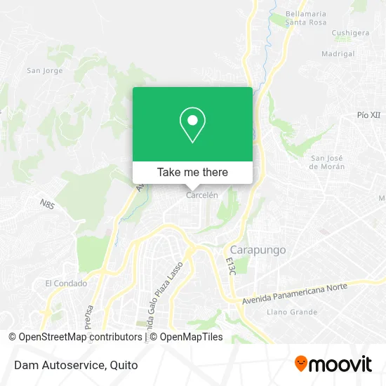 Dam Autoservice map