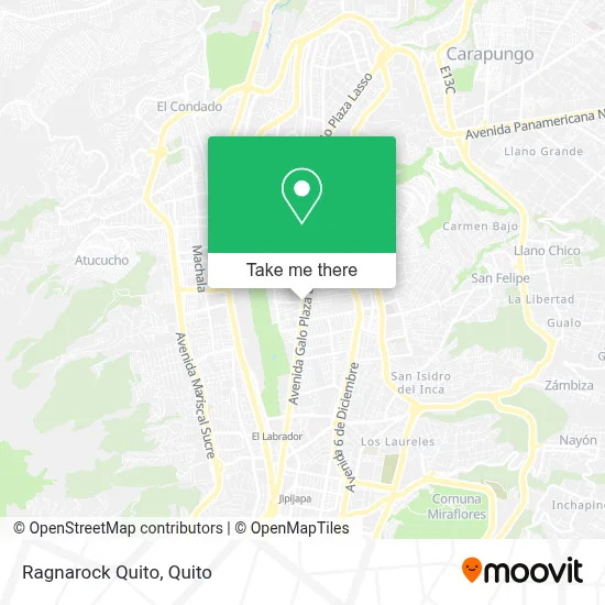 Ragnarock Quito map