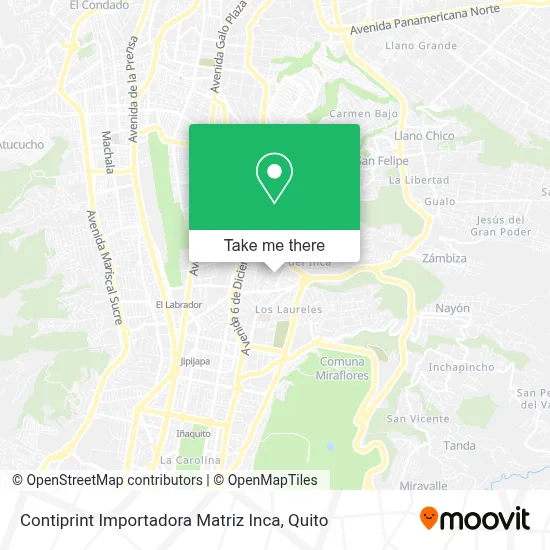 Contiprint Importadora Matriz Inca map