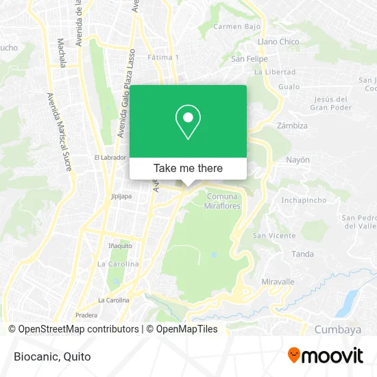 Biocanic map