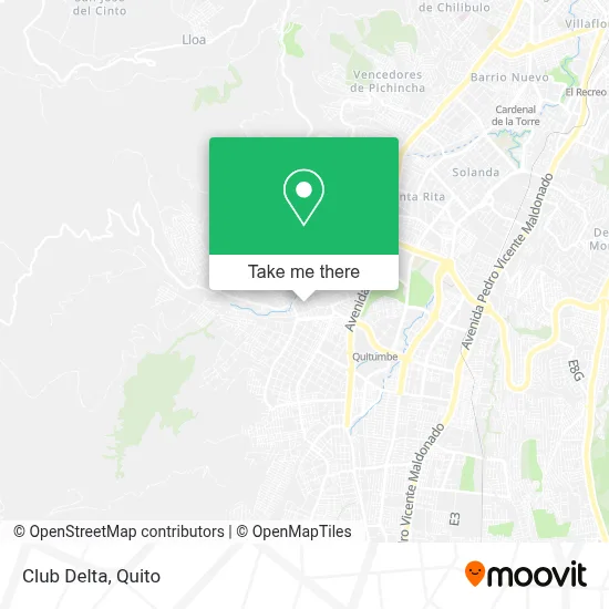 Club Delta map