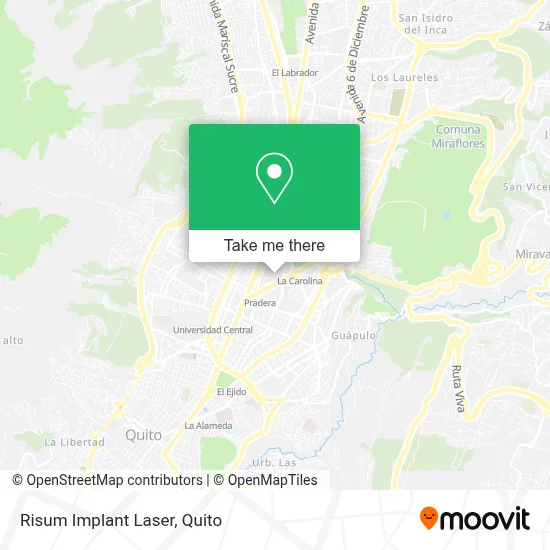 Risum Implant Laser map