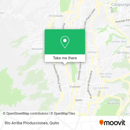 Río Arriba Producciones map