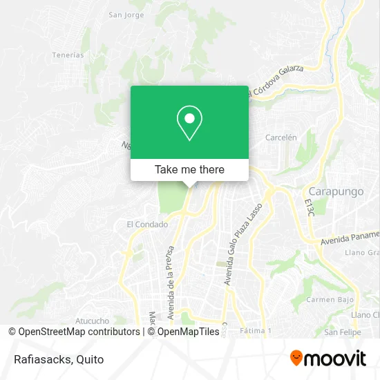 Rafiasacks map