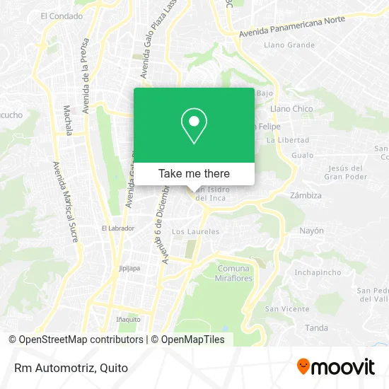 Rm Automotriz map