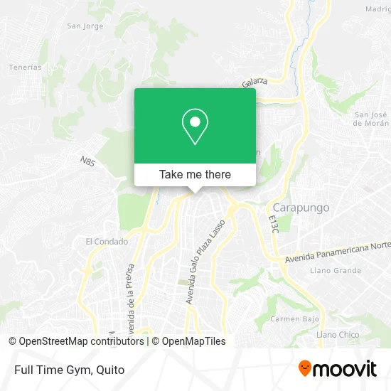 Full Time Gym map