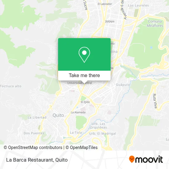 La Barca Restaurant map
