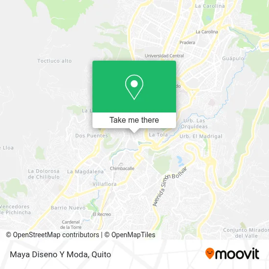Maya Diseno Y Moda map