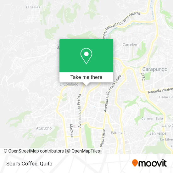 Soul's Coffee map