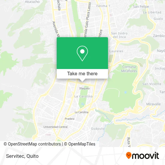 Servitec map