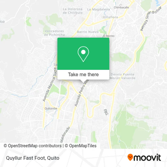 Quyllur Fast Foot map