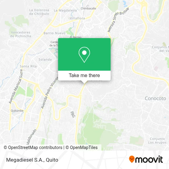 Megadiesel S.A. map