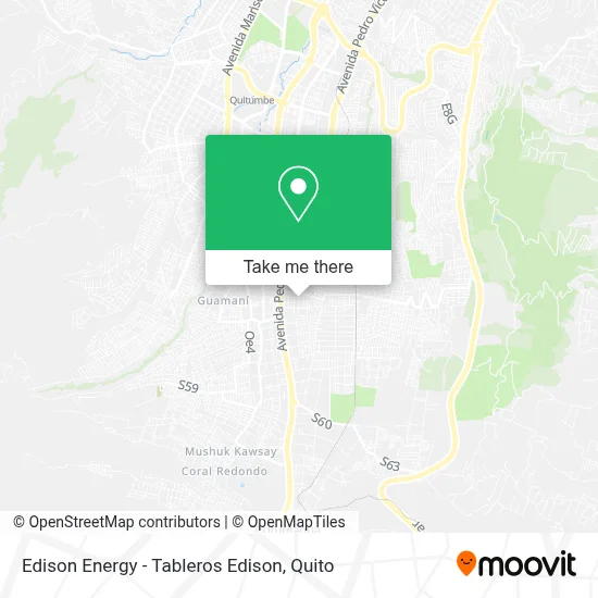 Edison Energy - Tableros Edison map