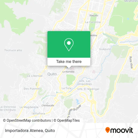 Importadora Atenea map