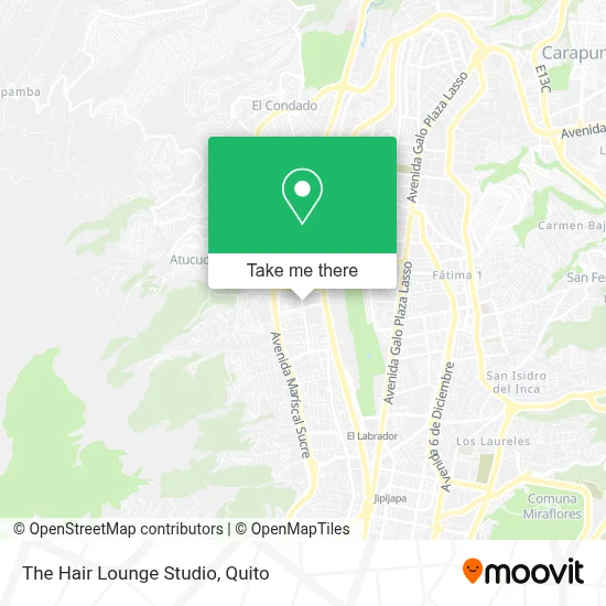 The Hair Lounge Studio map