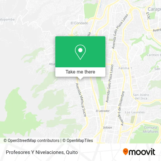 Profesores Y Nivelaciones map