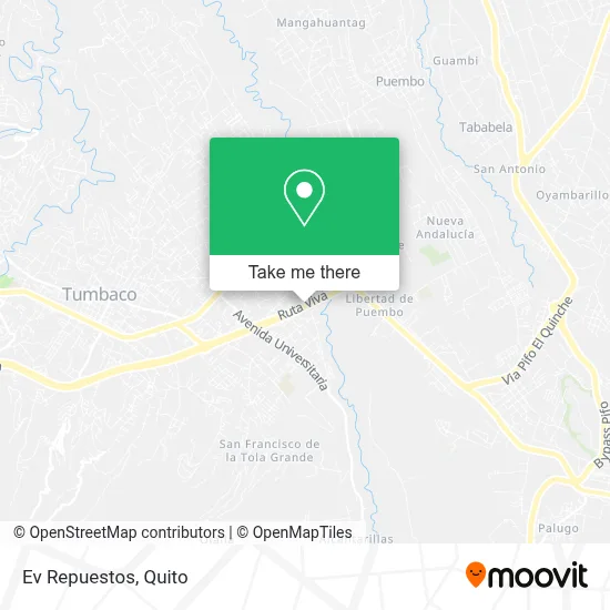Ev Repuestos map