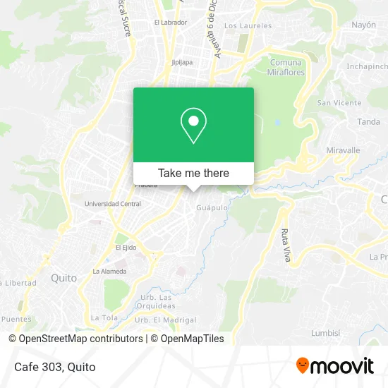 Cafe 303 map