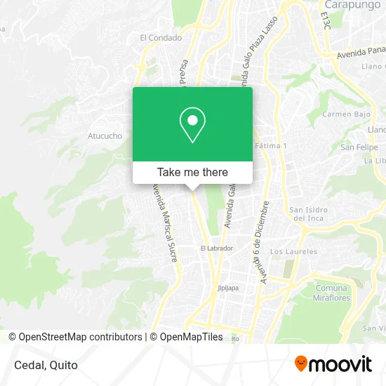 Cedal map