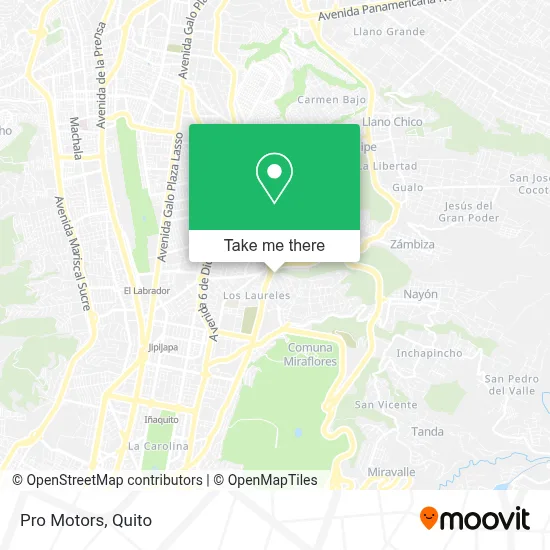 Pro Motors map