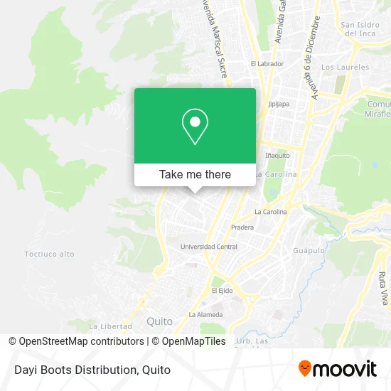 Dayi Boots Distribution map