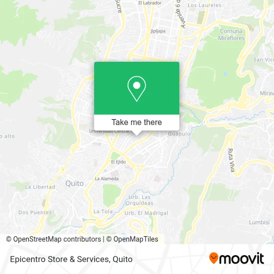 Epicentro Store & Services map