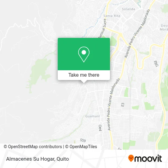 Almacenes Su Hogar map