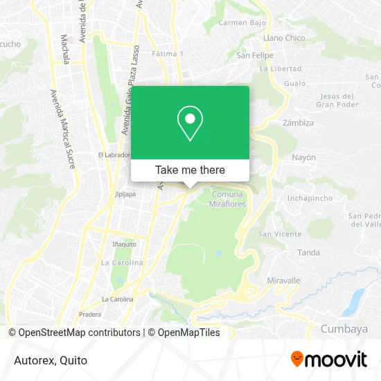 Autorex map