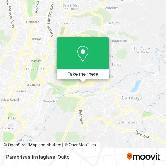 Parabrisas Instaglass map