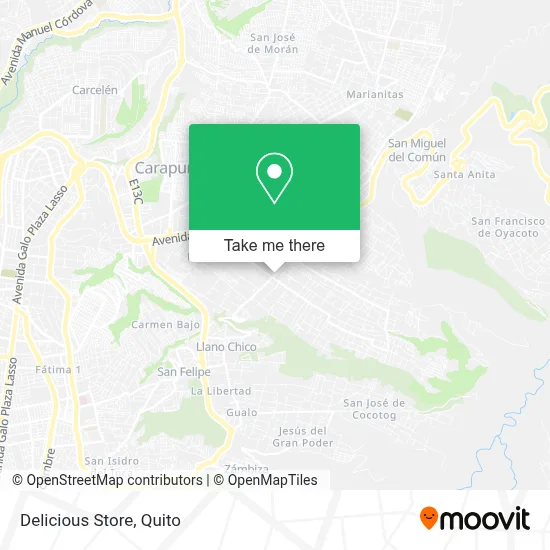 Delicious Store map