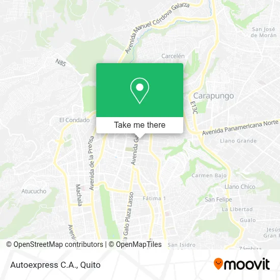 Autoexpress C.A. map