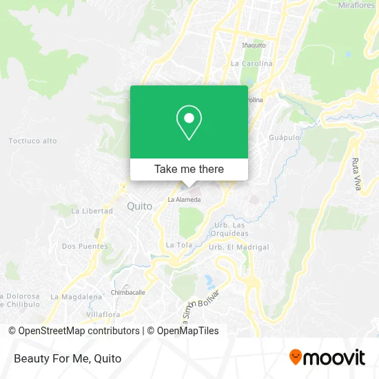 Beauty For Me map
