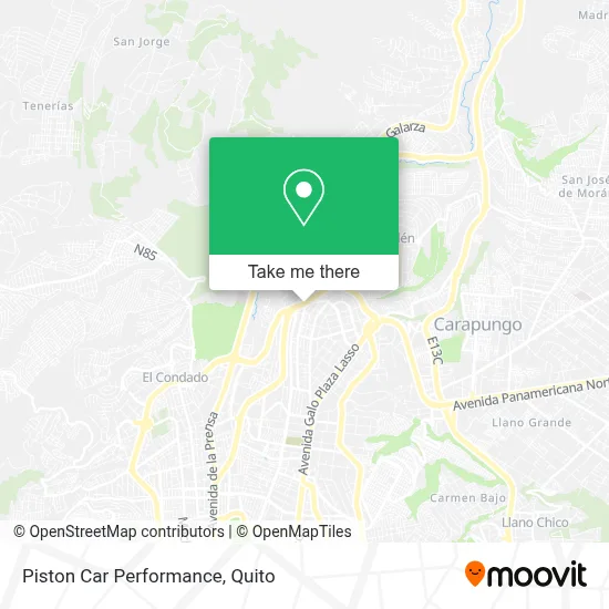 Piston Car Performance map