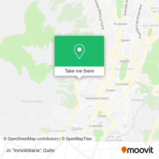 Jc "Inmobiliaria" map